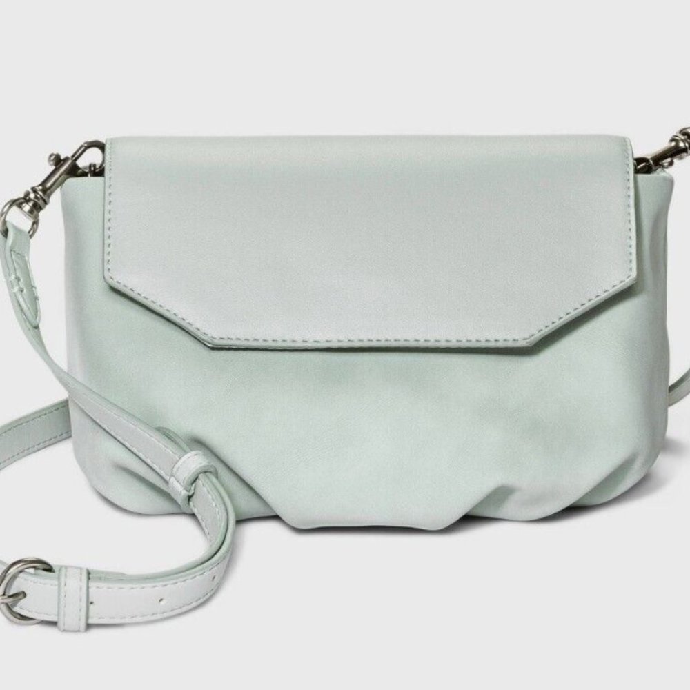 Euc Universal Thread Mint Pouch/Crossbody - image 1